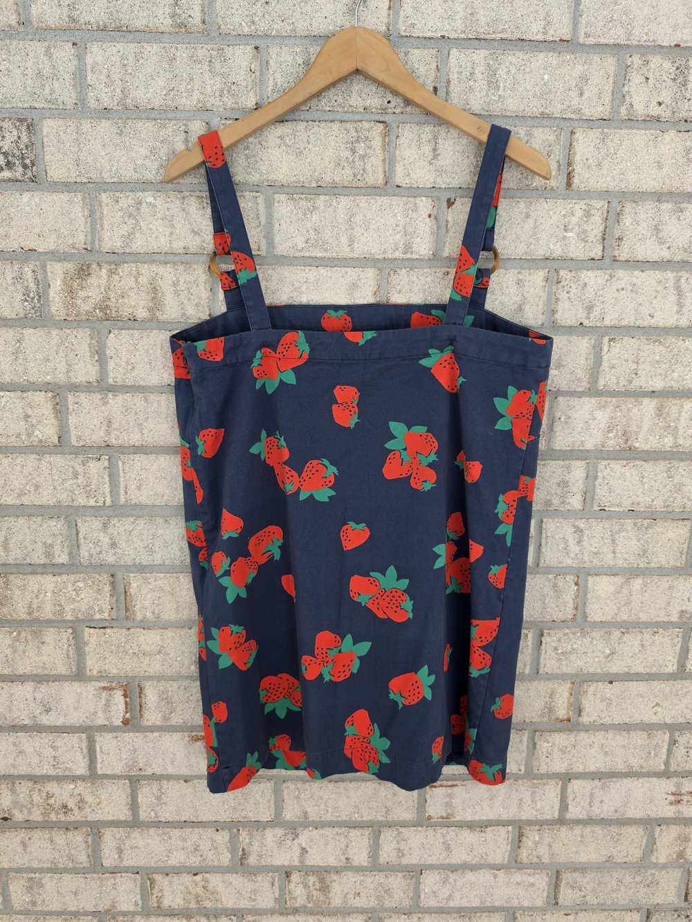 Anthropologie Maeve Stawberrt Print Square Neck Shift Dress - Picture 4 of 6